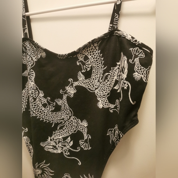 Shein dragon print bodysuit - Picture 2 of 8